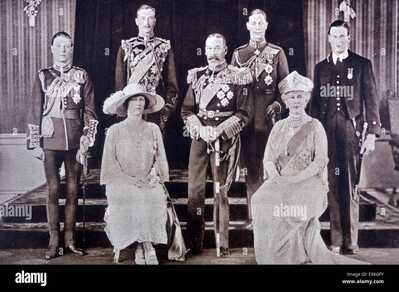 the royal family of great britain in 1933 left to right edward later EX6GFY